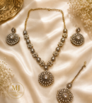 Kundan Floral Statement Necklace Set
